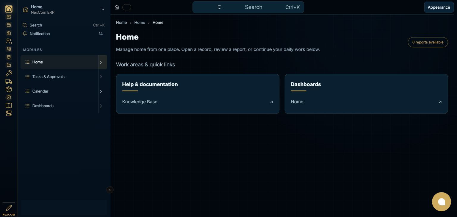 Home — Home full staging dashboard