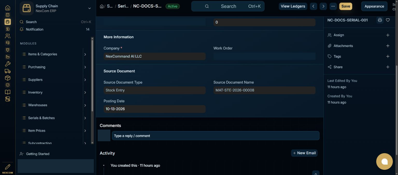 Follow the source document — redacted NexCom tutorial image